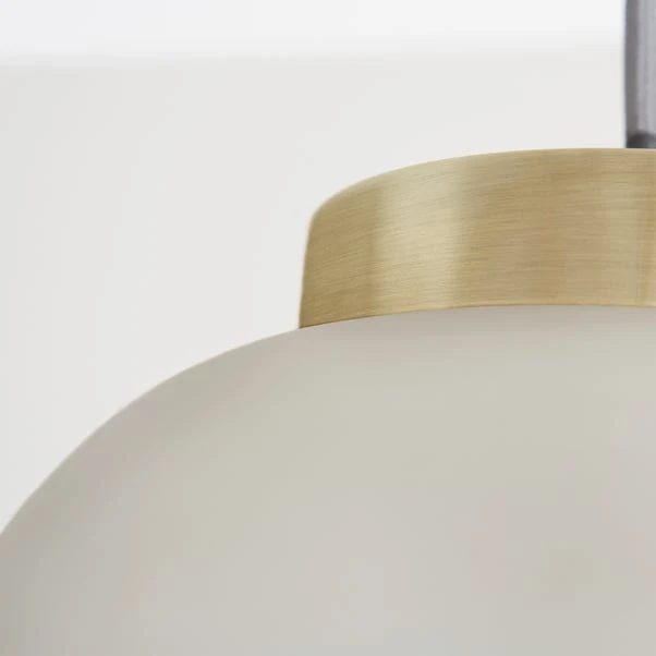 Lixue Recycled Glass Frosted Smoked Pendant Light 4 Lixue Recycled Glass Frosted Smoked Pendant Light - Image 4