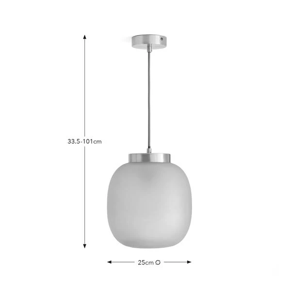 Lixue Recycled Glass Frosted Smoked Pendant Light 5 Lixue Recycled Glass Frosted Smoked Pendant Light - Image 5