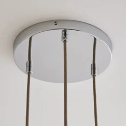 Hannam Recycled Glass 3 Light Cluster Ceiling Light -EGLO Shop 30834023 alt02