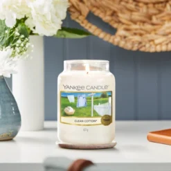 Yankee Candle Clean Cotton Original Large Jar Candle 8 Yankee Candle Clean Cotton Original Large Jar Candle -EGLO Shop 30836706 alt02