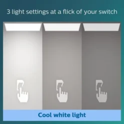 Philips Cool White Panel Integrated LED Flush Ceiling Light -EGLO Shop 30838285 alt03
