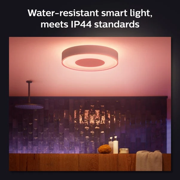 Philips HUE Xamento Large Smart LED Flush Ceiling Light 4 Philips HUE Xamento Large Smart LED Flush Ceiling Light - Image 4