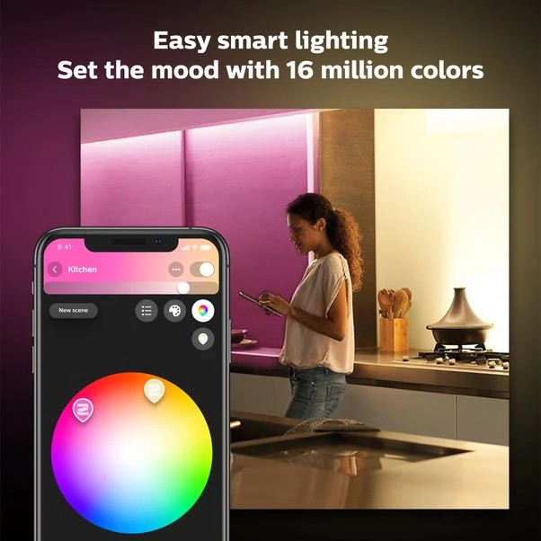 Philips HUE Smart LED 2m Lightstrip Kit 2 Philips HUE Smart LED 2m Lightstrip Kit - Image 2