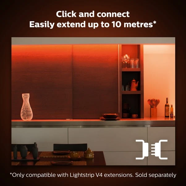 Philips HUE Smart LED 2m Lightstrip Kit 6 Philips HUE Smart LED 2m Lightstrip Kit - Image 6