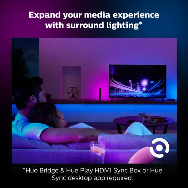 Philips HUE Smart LED 2m Lightstrip Kit 9 Philips HUE Smart LED 2m Lightstrip Kit - Image 9