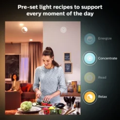 Set Of 2 Philips HUE Smart 4W SES LED Tunable Luster Bulbs 9 Set Of 2 Philips HUE Smart 4W SES LED Tunable Luster Bulbs -EGLO Shop 30838358 alt02