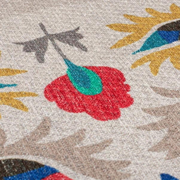 Hani Floral Washable Runner 3 Hani Floral Washable Runner - Image 3