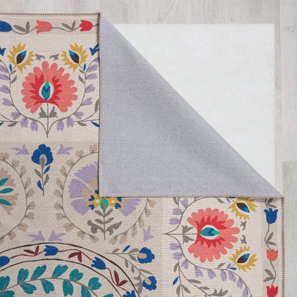 Hani Floral Washable Runner 5 Hani Floral Washable Runner - Image 5