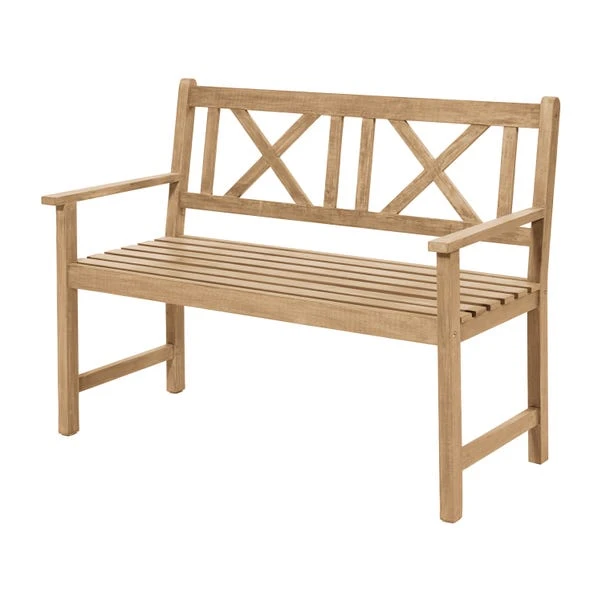 Cambridge 3 Seater Acacia Wood Bench 2 Cambridge 3 Seater Acacia Wood Bench - Image 2