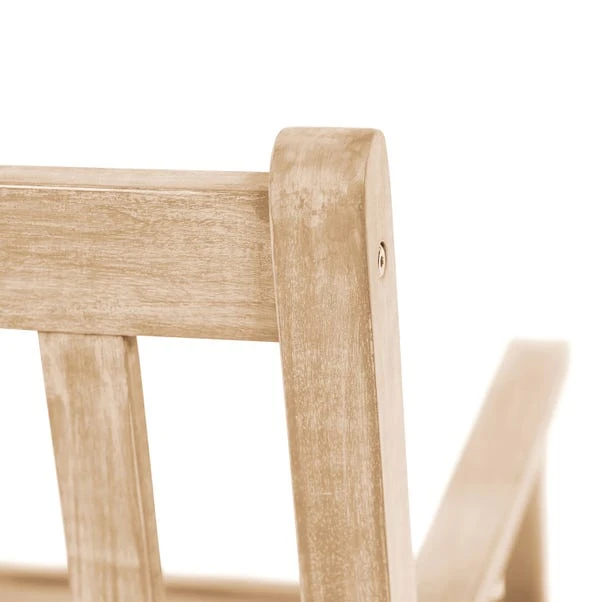 Cambridge 3 Seater Acacia Wood Bench 4 Cambridge 3 Seater Acacia Wood Bench - Image 4