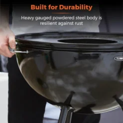 Tower Sphere Charcoal Pit 'n' Grill, Black Steel -EGLO Shop 30849199 alt06