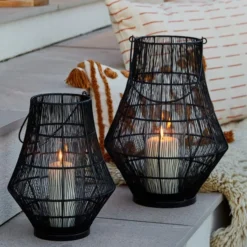 Portofino Curve Wirework Lantern 15 Portofino Curve Wirework Lantern -EGLO Shop 30849532