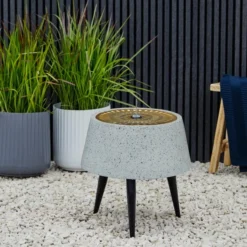 Solis Water Feature On Stand -EGLO Shop 30849637