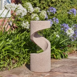Outdoor Spiral Water Feature -EGLO Shop 30849639