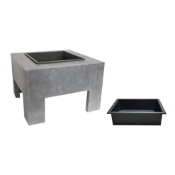 Square Firebowl & Console 9 Square Firebowl & Console -EGLO Shop 30850294 alt03