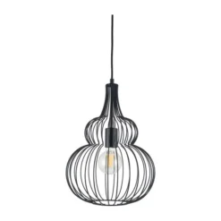 Dania Metal Shaped Wire Pendant Light 12 Dania Metal Shaped Wire Pendant Light -EGLO Shop 30850618 alt02