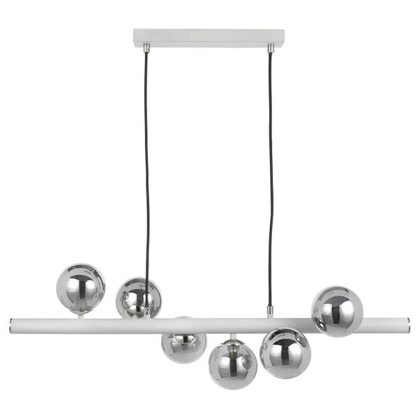 Blair Grey Metal 6 Light Diner Ceiling Light 2 Blair Grey Metal 6 Light Diner Ceiling Light - Image 2