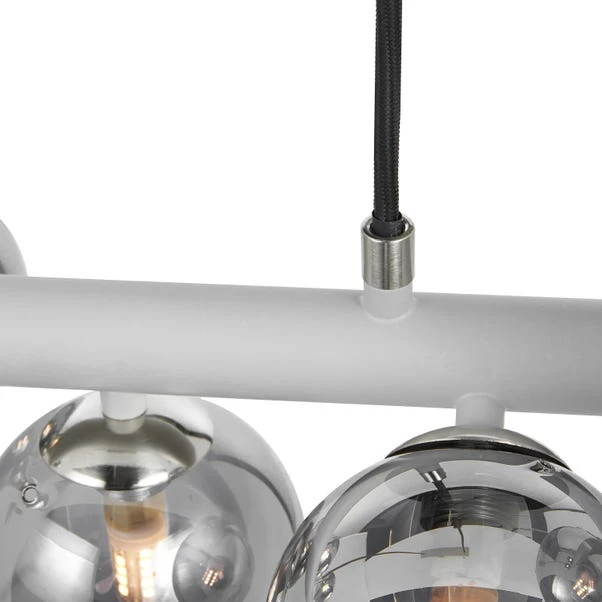 Blair Grey Metal 6 Light Diner Ceiling Light 3 Blair Grey Metal 6 Light Diner Ceiling Light - Image 3