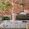 Flair Flora Floral Indoor Outdoor Rug