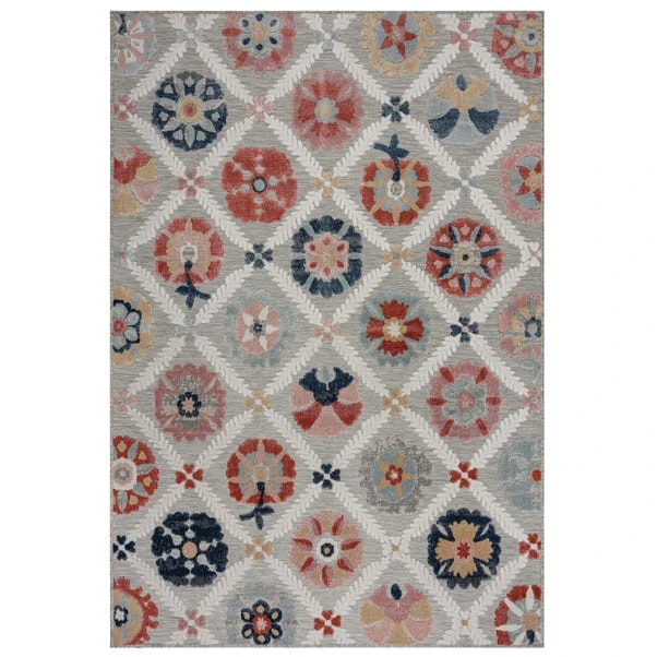 Flair Flora Floral Indoor Outdoor Rug 2 Flair Flora Floral Indoor Outdoor Rug - Image 2