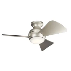 Kichler Sola Ceiling Fan With Light & Remote, 86cm -EGLO Shop 30854455