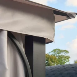 Luxury 3m X 3m Gazebo With LED Light -EGLO Shop 30854702 alt04