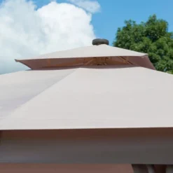 Luxury 3m X 3m Gazebo With LED Light -EGLO Shop 30854702 alt08