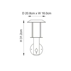 Vogue Tarka Outdoor Solar PIR Wall Light -EGLO Shop 30856195 alt09