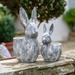 Bonington Bunny Cement Plant Pot 8 Bonington Bunny Cement Plant Pot -EGLO Shop 30861590 alt03