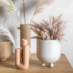 Set Of 2 Buckley Metal Plant Pots -EGLO Shop 30861598 alt02