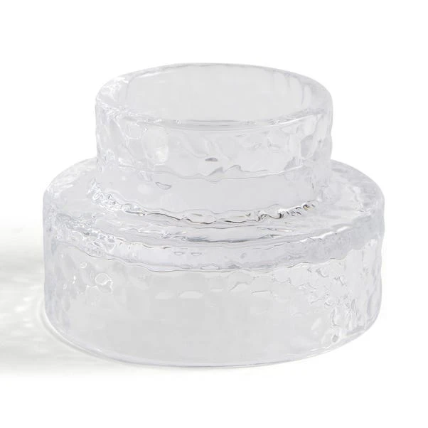 Mottled Glass Tealight Holder 4 Mottled Glass Tealight Holder - Image 4