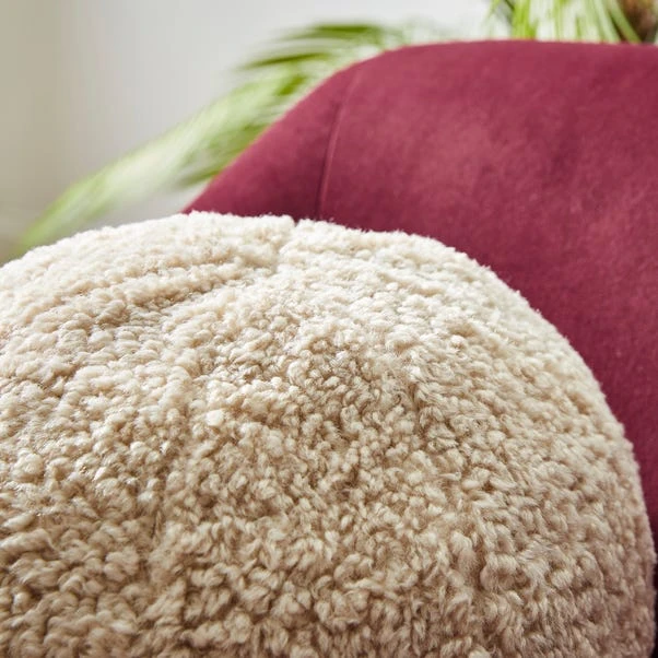 Luxe Boucle Ball Filled Cushion 2 Luxe Boucle Ball Filled Cushion - Image 2