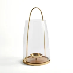 Gold And Wood Curved Lantern -EGLO Shop 30864003 alt03