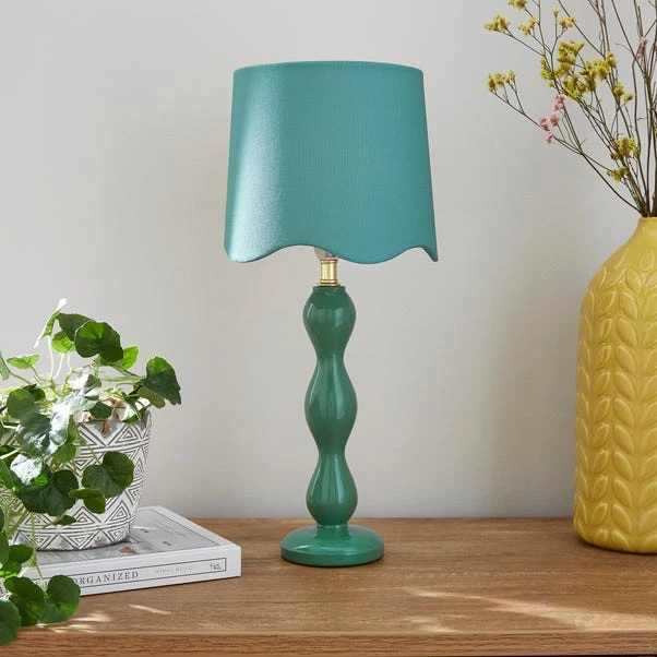 Elsie Tall Scalloped Table Lamp 1 Elsie Tall Scalloped Table Lamp