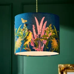 Tropical Paradise Embroidered Lamp Shade -EGLO Shop 30866834