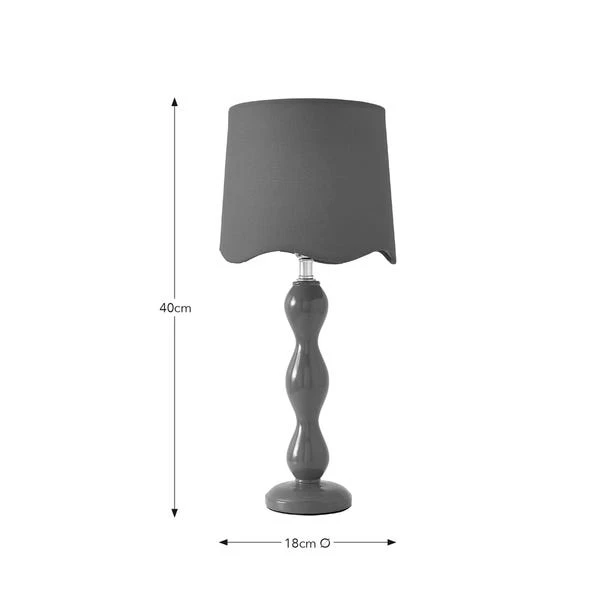 Elsie Tall Scalloped Table Lamp 10 Elsie Tall Scalloped Table Lamp - Image 10