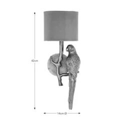 Gold Parrot Plug In Wall Light -EGLO Shop 30867457 alt08