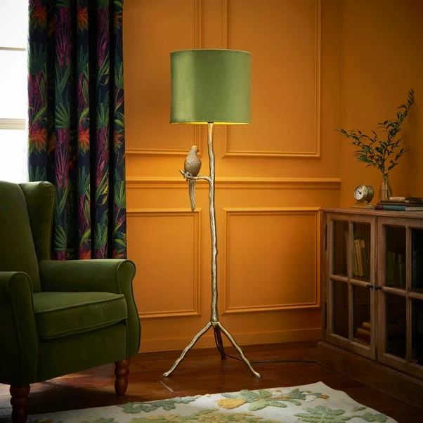Gold Parrot Tripod Floor Lamp 1 Gold Parrot Tripod Floor Lamp