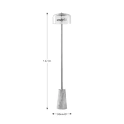 Kaeli Modern Marble Glass Floor Lamp -EGLO Shop 30867459 alt08