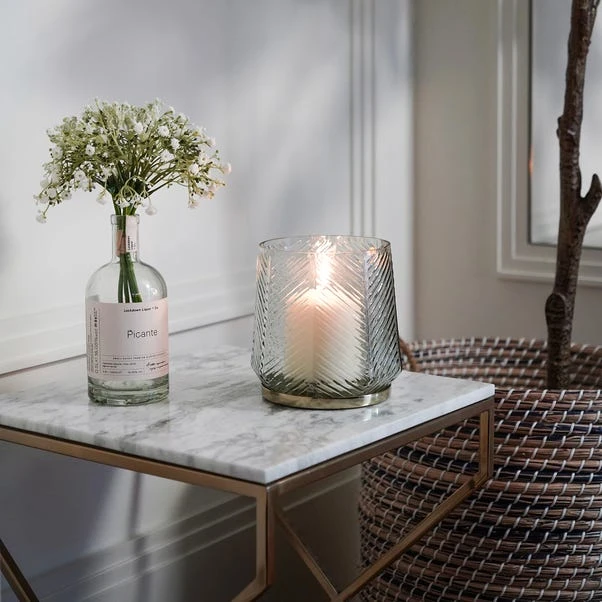 Elm Embossed Candle Holder 2 Elm Embossed Candle Holder - Image 2