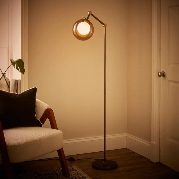 Molecular Industrial Metal Floor Lamp 2 Molecular Industrial Metal Floor Lamp - Image 2