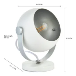 Elements Olympya Adjustable Table Wall Light -EGLO Shop 30869729 alt08