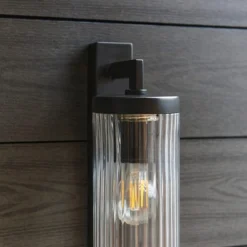 Noir Industrial Outdoor Wall Light 8 Noir Industrial Outdoor Wall Light -EGLO Shop 30869746 alt03