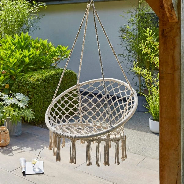 Macrame Swing Chair 1 Macrame Swing Chair