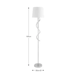 Palais 2 Light Metal Floor Lamp -EGLO Shop 30870074 alt08