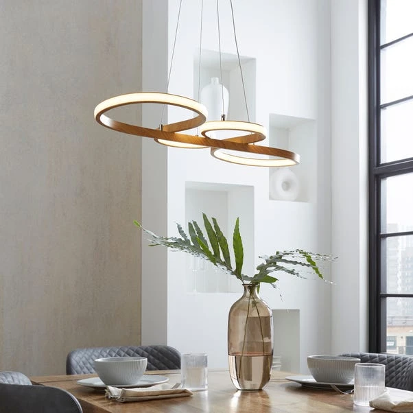 Jaxson LED Wood Effect Ceiling Light 5 Jaxson LED Wood Effect Ceiling Light - Image 5