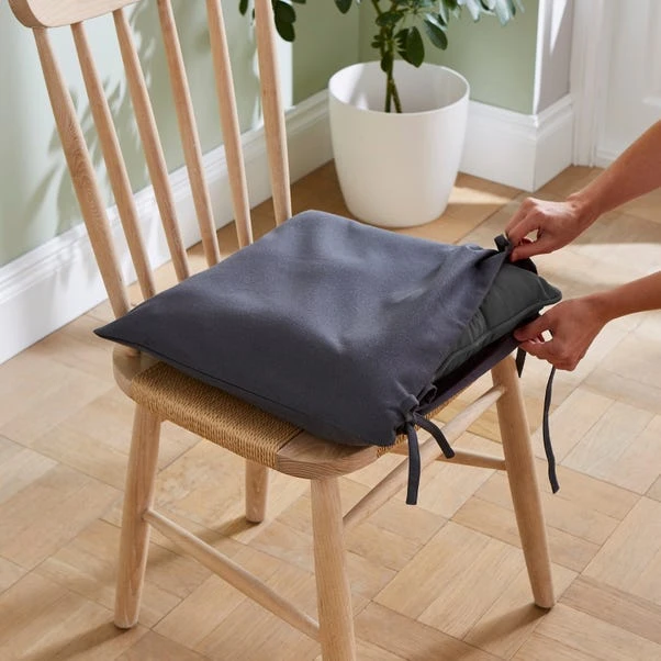 Set Of 2 Plain Seat Pad Covers 10 Set Of 2 Plain Seat Pad Covers - Image 10