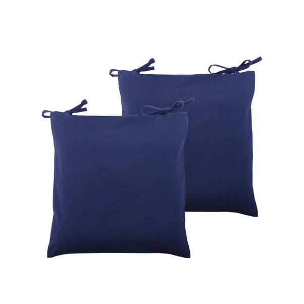 Set Of 2 Plain Seat Pad Covers 8 Set Of 2 Plain Seat Pad Covers - Image 8