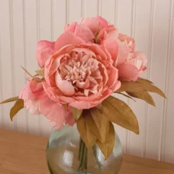 Artificial Dried Pink Peony Bouquet -EGLO Shop 30870380 alt02