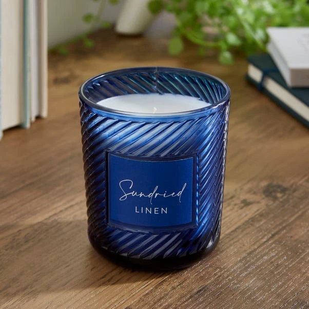 Sundried Linen Glass Candle 2 Sundried Linen Glass Candle - Image 2